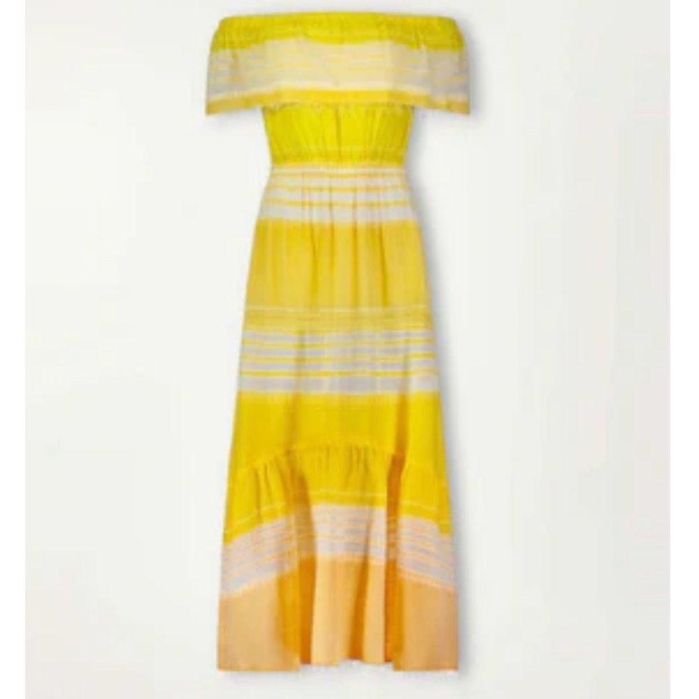 Yellow lemlem maxi dress - NWT